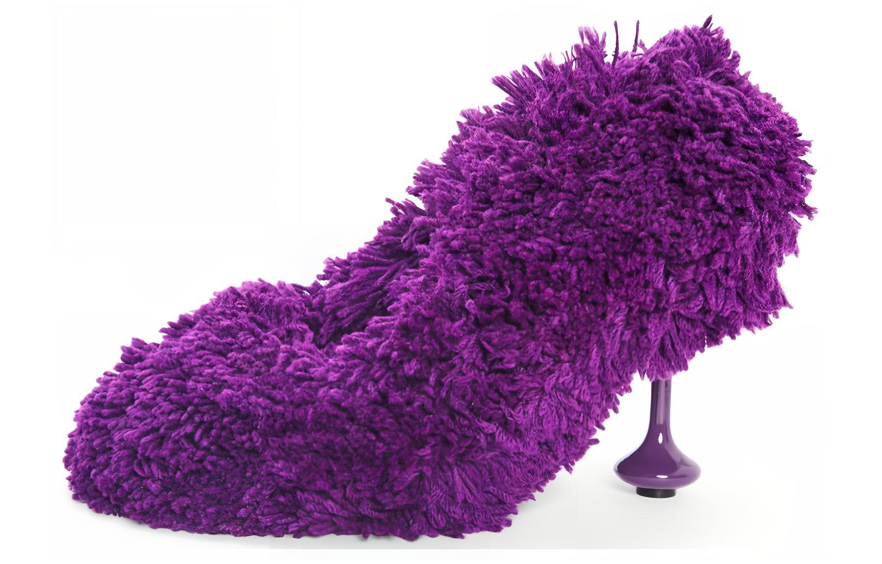 (Women) LOEWE Knit Stiletto 'Elegant Atmosphere Purple' L815S01X73-8461