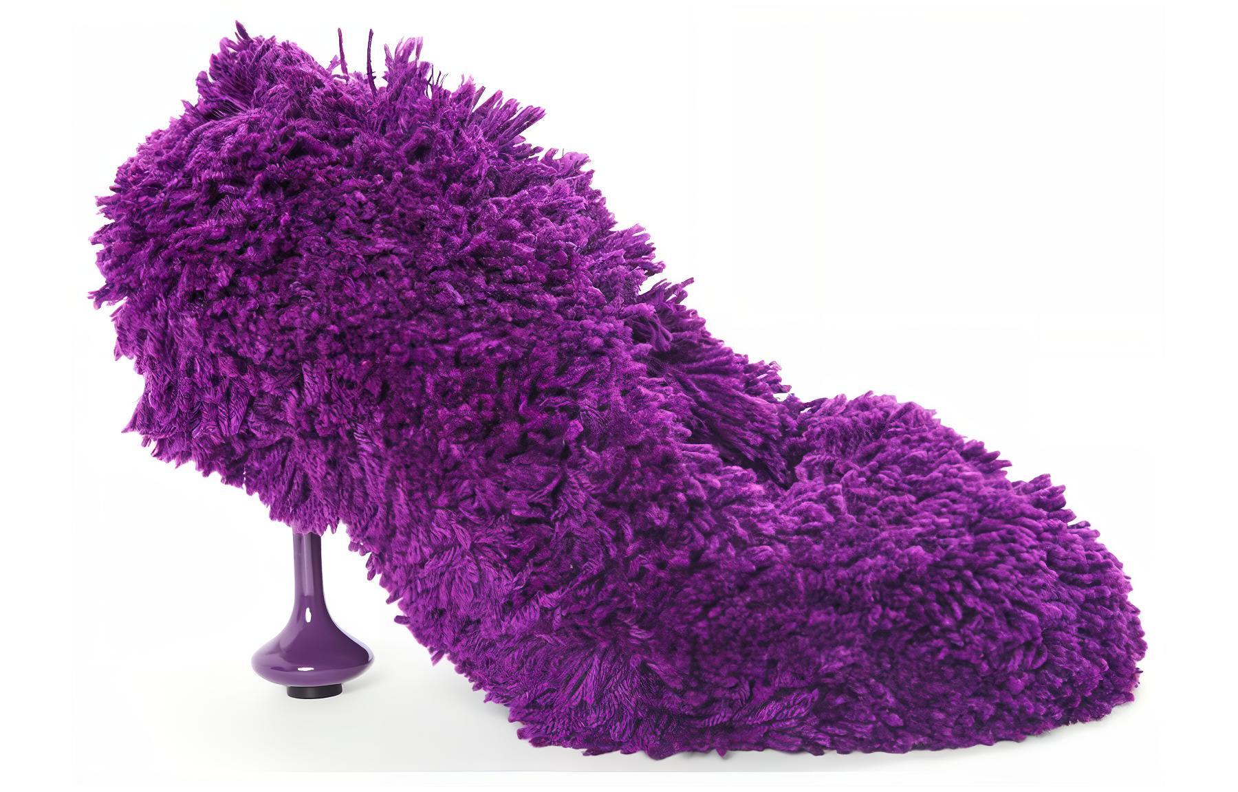 (W) LOEWE Knit Stiletto 'Elegant Atmosphere Purple' 圖 2