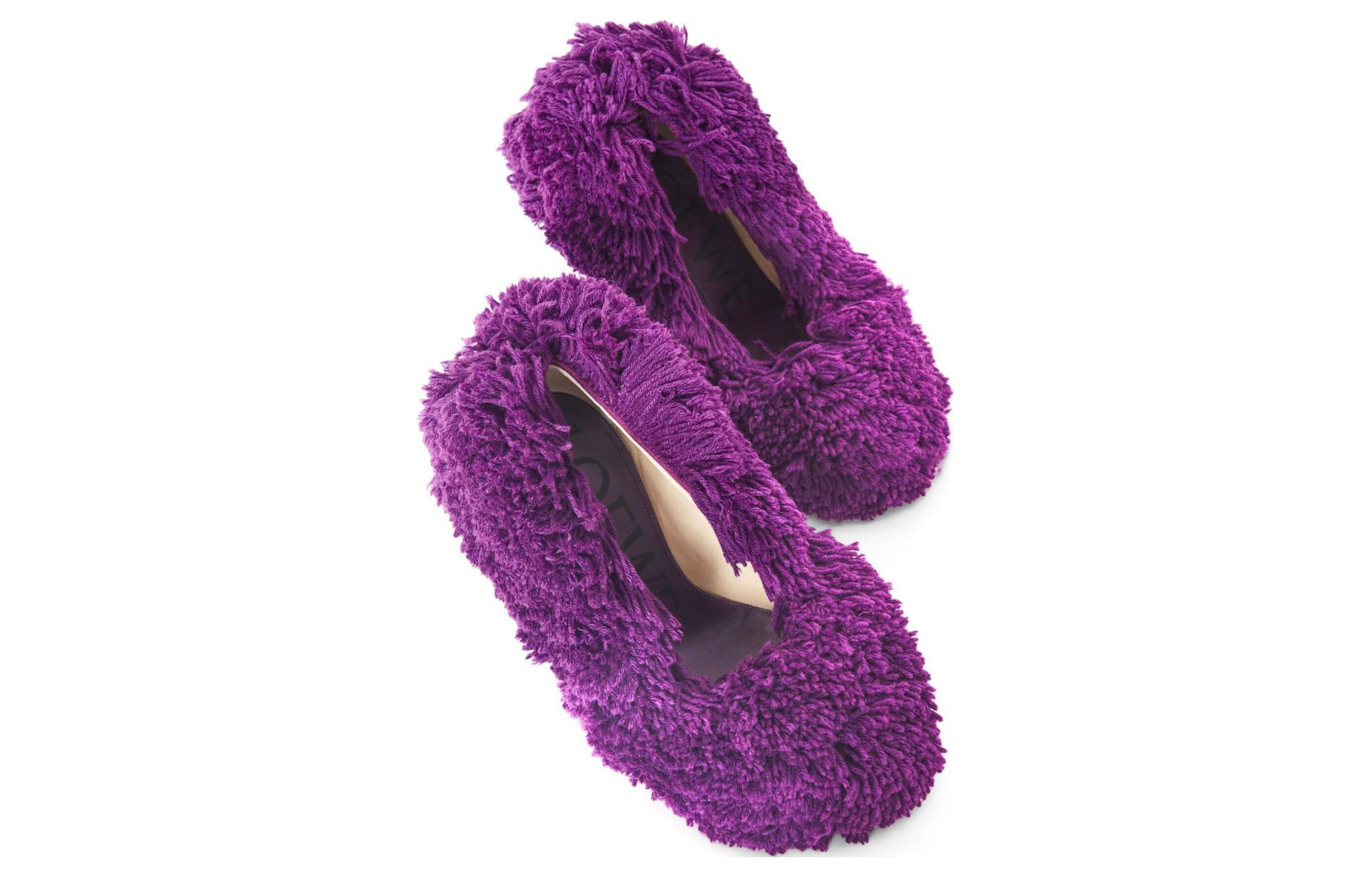 (W) LOEWE Knit Stiletto 'Elegant Atmosphere Purple' 圖 4
