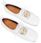 Shop (W) Kasut LOEWE Bertali Hujung Petak 'Kulit Putih' L815S02X02-2100