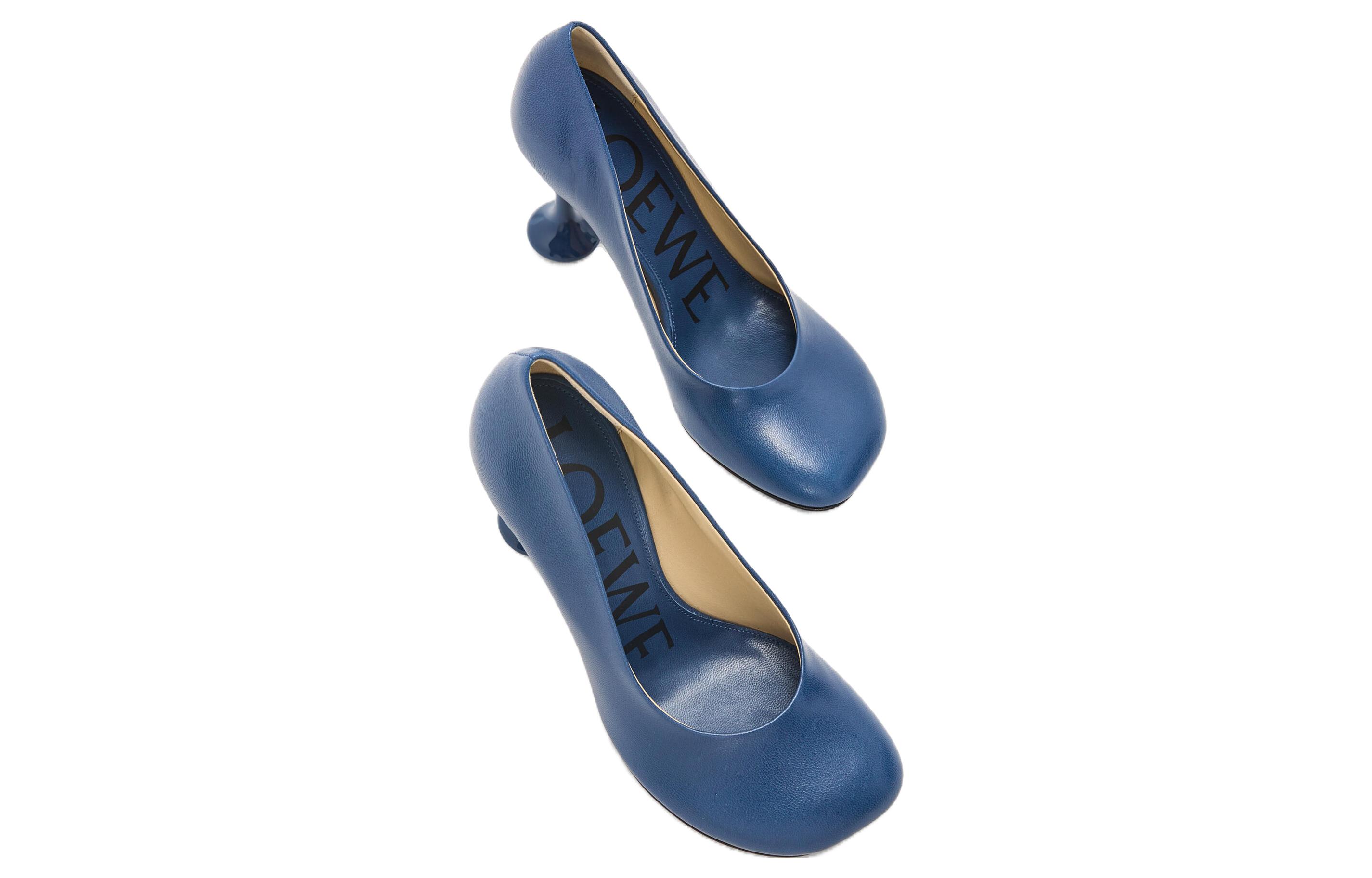 (W) LOEWE Lambskin Slip-On Stiletto 'Blue' 圖 3