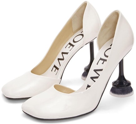 (Women) LOEWE Leather 9cm Pumps 'White' 'Elegant Sculptural Heel' L814S01XAD-4768 Lookbook (Women) LOEWE Leather 9cm Pumps 'White' 'Elegant Sculptural Heel' L814S01XAD-4768