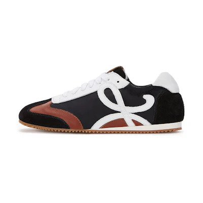 (W) LOEWE Leather and Nylon Sneaker 'Black'