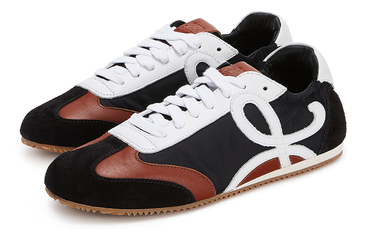 (W) LOEWE Leather and Nylon Sneaker 'Black' 圖 5