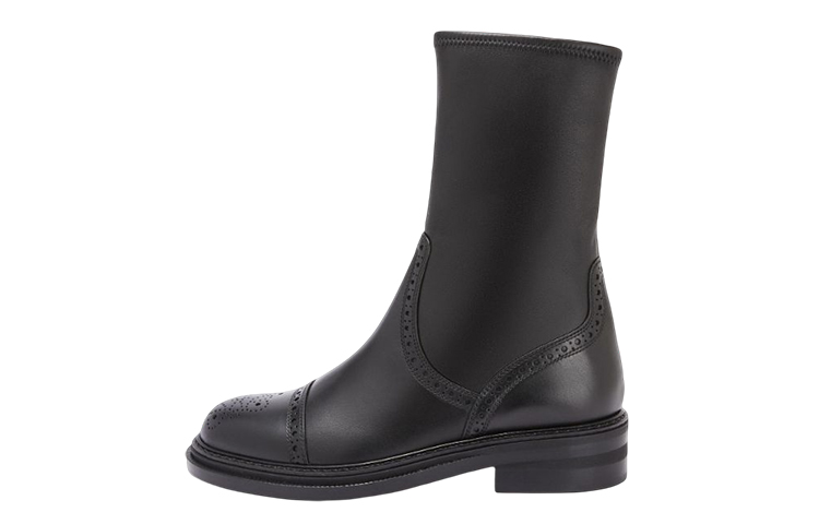 (W) LOEWE Leather Ankle Boot 'Black'