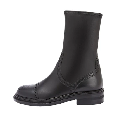 (W) LOEWE Leather Ankle Boot 'Black'