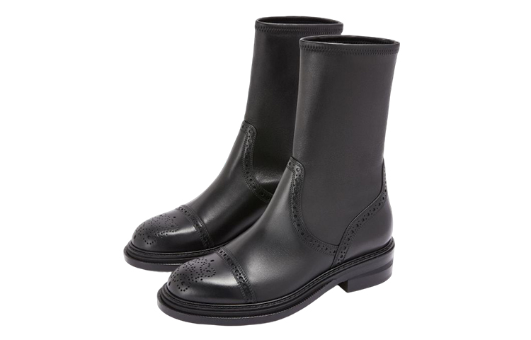 (W) LOEWE Leather Ankle Boot 'Black' 圖 2