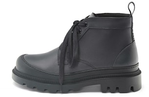 (Women) LOEWE Leather Ankle Boots 'Black Lace-Up' L815285X72-1100 (Women) LOEWE Leather Ankle Boots 'Black Lace-Up' L815285X72-1100