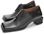 (W) LOEWE Kasut Kulit Fesyen Lace-Up 'Cone Heel Hitam' L815S02X12-1100