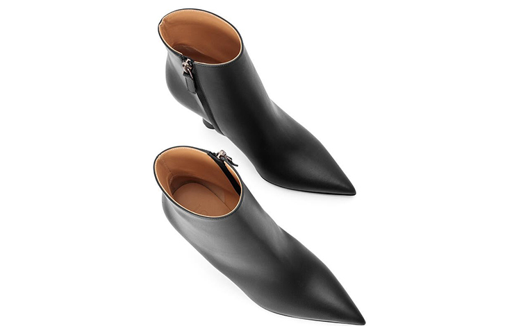 Shop (W) 로에베 레더 웨지 앵클부츠 (블랙) L815286X07-1100