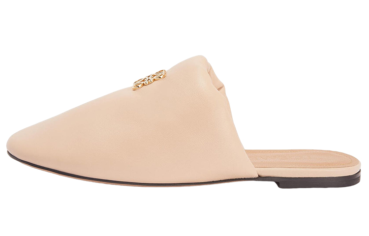 (Women) LOEWE Leather Flat Mule 'Light Brown' L815379X56-2140