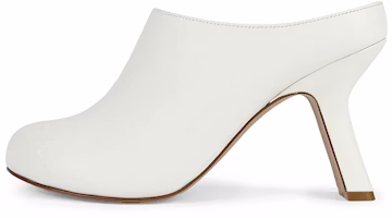 (Women) LOEWE Leather High-Heeled Mule 'White Fashion' L814V29X09-2100 (Women) LOEWE Leather High-Heeled Mule 'White Fashion' L814V29X09-2100