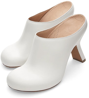 (W) 로에베 레더 하이힐 뮬 (화이트) L814V29X09-2100 Order (W) 로에베 레더 하이힐 뮬 (화이트) L814V29X09-2100