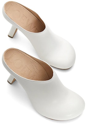 (W) 로에베 레더 하이힐 뮬 (화이트) L814V29X09-2100 Lookbook (W) 로에베 레더 하이힐 뮬 (화이트) L814V29X09-2100