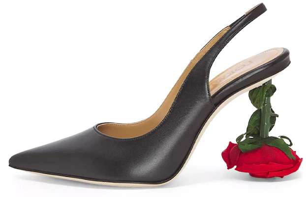 (W) LOEWE Tacón de Cuero 'Black Rose Alien Heel' L815S01X58-1100 Buy (W) LOEWE Tacón de Cuero 'Black Rose Alien Heel' L815S01X58-1100