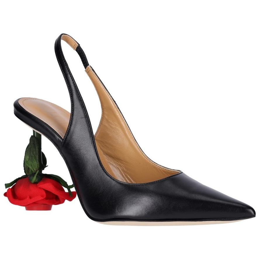 (W) LOEWE Leather High Heel 'Black Rose Alien Heel' 圖 2