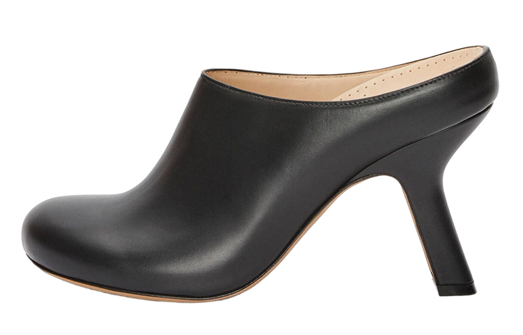 (W) LOEWE Leather High Heel Sandal 'Black'
