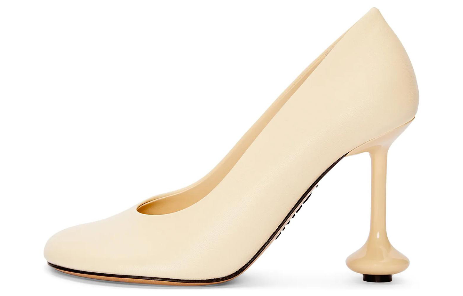 (W) LOEWE Leather High Heels 'Nude 9cm Stiletto'