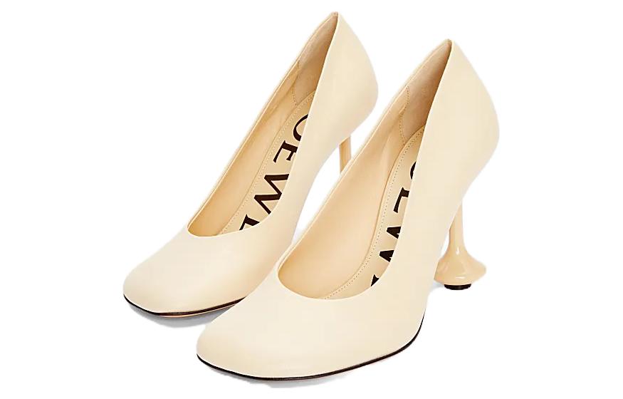 (W) LOEWE Leather High Heels 'Nude 9cm Stiletto' 圖 2