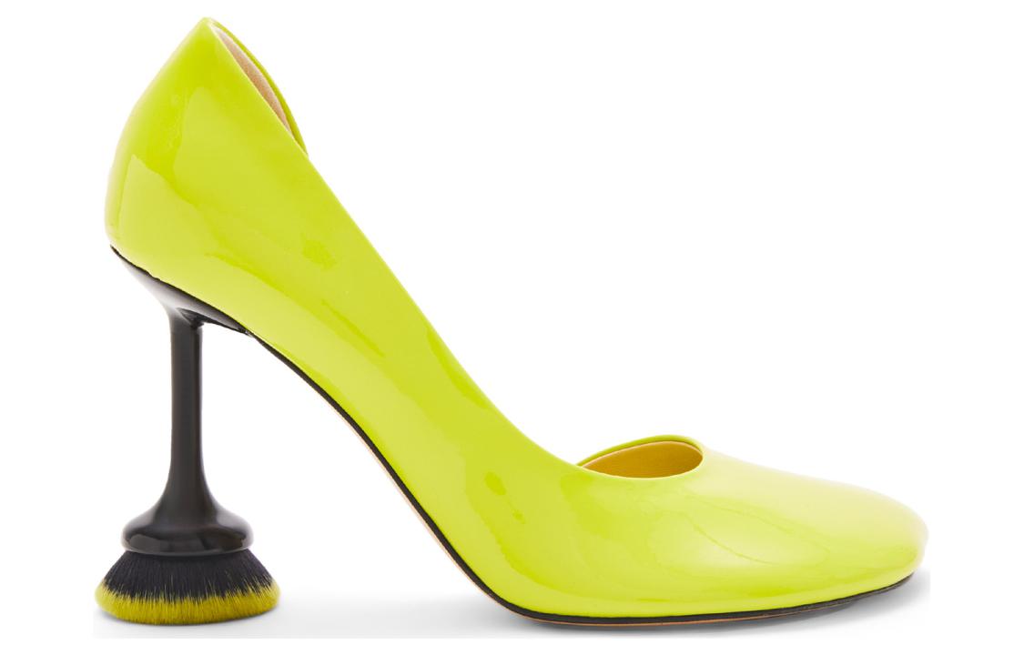 (W) LOEWE Leather High Heels 'Yellow Alien Heel' 圖 2
