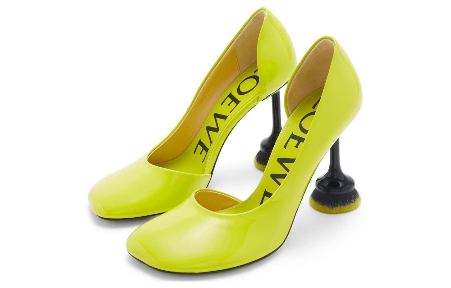 (W) LOEWE Leather High Heels 'Yellow Alien Heel' 圖 3