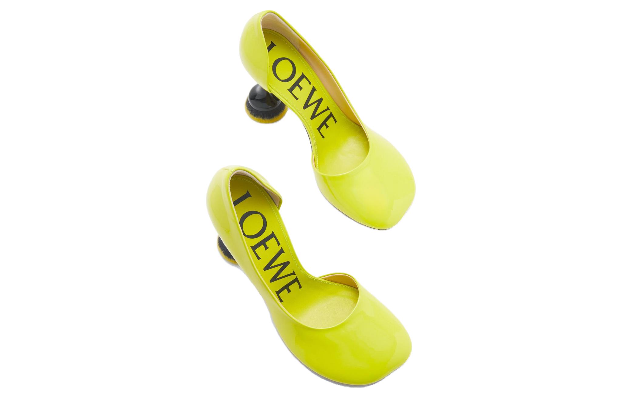 (W) LOEWE Leather High Heels 'Yellow Alien Heel' 圖 4