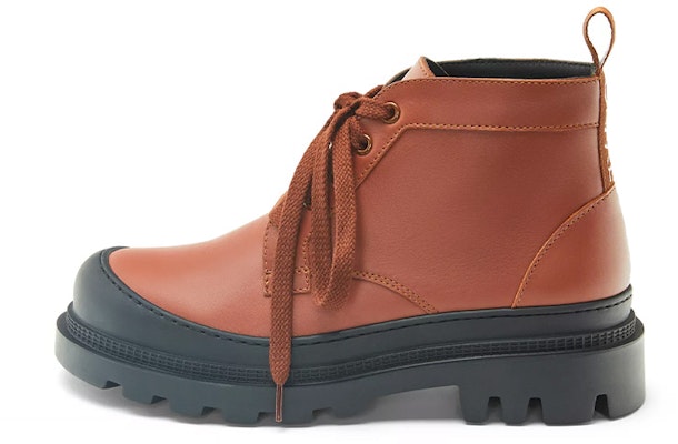 (Women) LOEWE Leather Lace-Up Ankle Boot 'Brown' L815285X72-2530 Buy (Women) LOEWE Leather Lace-Up Ankle Boot 'Brown' L815285X72-2530
