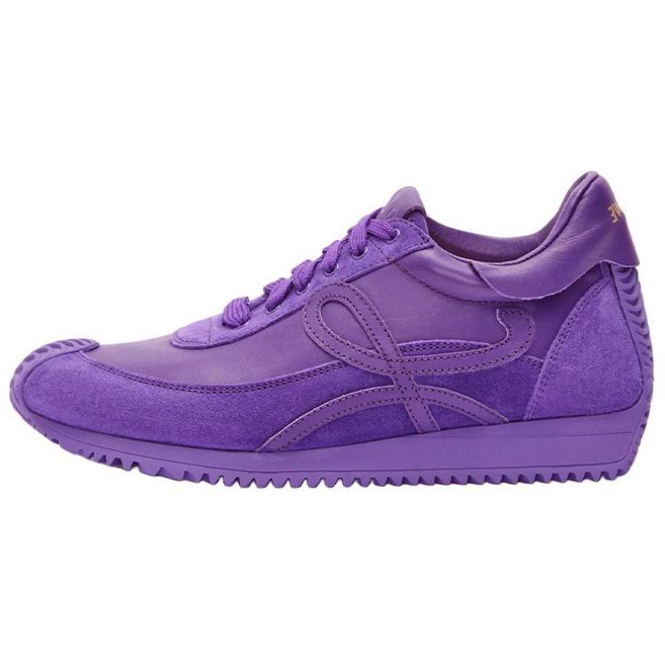 (W) LOEWE Leather Low-Top Sneakers 'Purple'