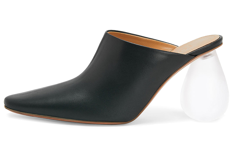 (Women) LOEWE Leather Mule 'Black' L815379X35-1100