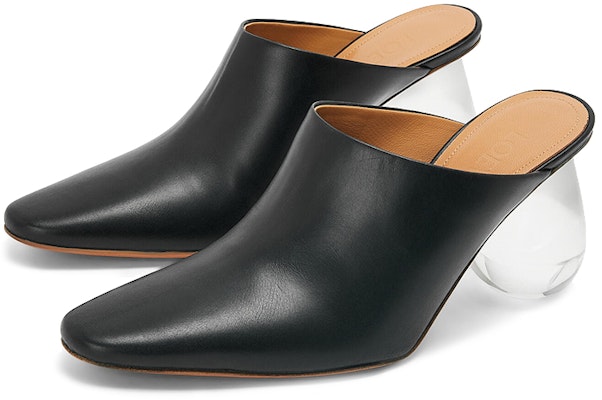 (W) LOEWE Zapatilla de Cuero 'Negro' L815379X35-1100 Lookbook (W) LOEWE Zapatilla de Cuero 'Negro' L815379X35-1100