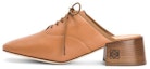 Buy (W) LOEWE Tumit Tinggi Kulit Mule 'Camel' L815S02X05-3150