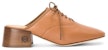 (W) LOEWE Tumit Tinggi Kulit Mule 'Camel' L815S02X05-3150