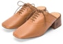 Lookbook (W) LOEWE Tumit Tinggi Kulit Mule 'Camel' L815S02X05-3150