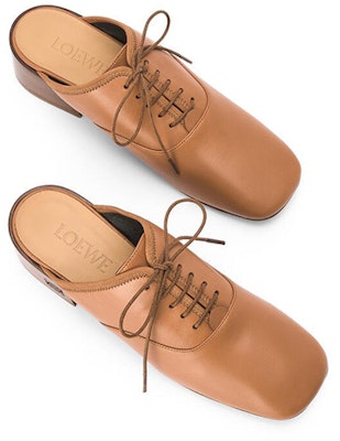 (Women) LOEWE Leather Mule High Heels 'Camel' L815S02X05-3150 Shop (Women) LOEWE Leather Mule High Heels 'Camel' L815S02X05-3150