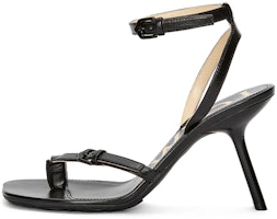 (Women) LOEWE Leather Open-Toe Buckle Slide 'Black' L616465X57-1100 (Women) LOEWE Leather Open-Toe Buckle Slide 'Black' L616465X57-1100