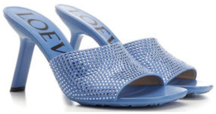 (Women) LOEWE Leather Open-Toe Flat Sandals 'Blue' L815379X78-4774 Order (Women) LOEWE Leather Open-Toe Flat Sandals 'Blue' L815379X78-4774