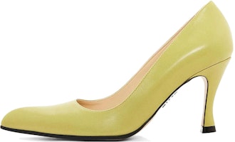 (Women) LOEWE Leather Pointed Toe Comfortable Stiletto High Heels 'Green' L815S01X66 (Women) LOEWE Leather Pointed Toe Comfortable Stiletto High Heels 'Green' L815S01X66