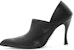(W) LOEWE Kulit Slip-On Tumit Tinggi Hujung Runcing 'Hitam' LLSOS01X01-1100