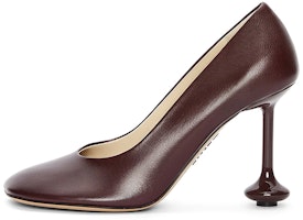 (Women) LOEWE Leather Pointed Toe Slip-On Stiletto 'Burgundy' L814S01X64-7110 (Women) LOEWE Leather Pointed Toe Slip-On Stiletto 'Burgundy' L814S01X64-7110
