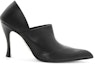 Order (W) LOEWE Kulit Slip-On Tumit Tinggi Hujung Runcing 'Hitam' LLSOS01X01-1100