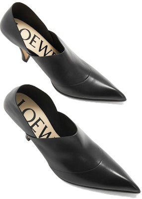 (Women) LOEWE Leather Pointed Toe Slip-On Stiletto 'Black' LLSOS01X01-1100 Shop (Women) LOEWE Leather Pointed Toe Slip-On Stiletto 'Black' LLSOS01X01-1100