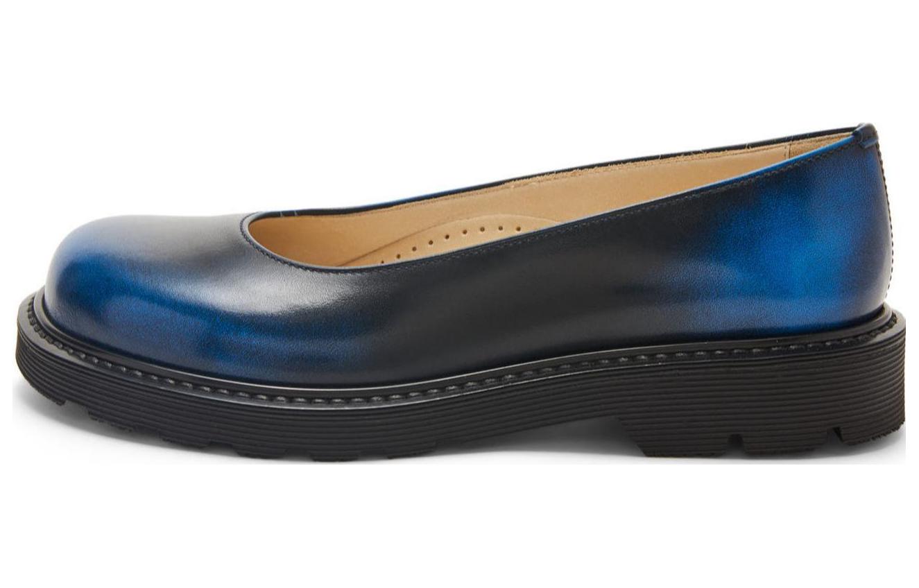 (Women) LOEWE Leather Round-Toe Comfort 'Black' L815466X37-5404