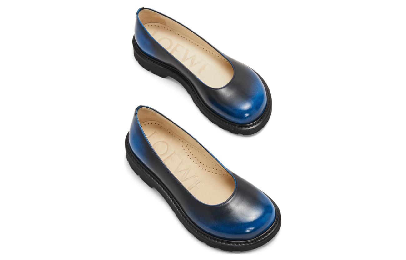 (W) LOEWE Leather Round-Toe CMFT 'Black' 圖 3