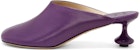 (W) LOEWE Kasut Slip-On Kulit Hujung Bulat 'Ungu' L814379X28-8461