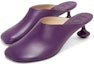 Lookbook (W) LOEWE Kasut Slip-On Kulit Hujung Bulat 'Ungu' L814379X28-8461