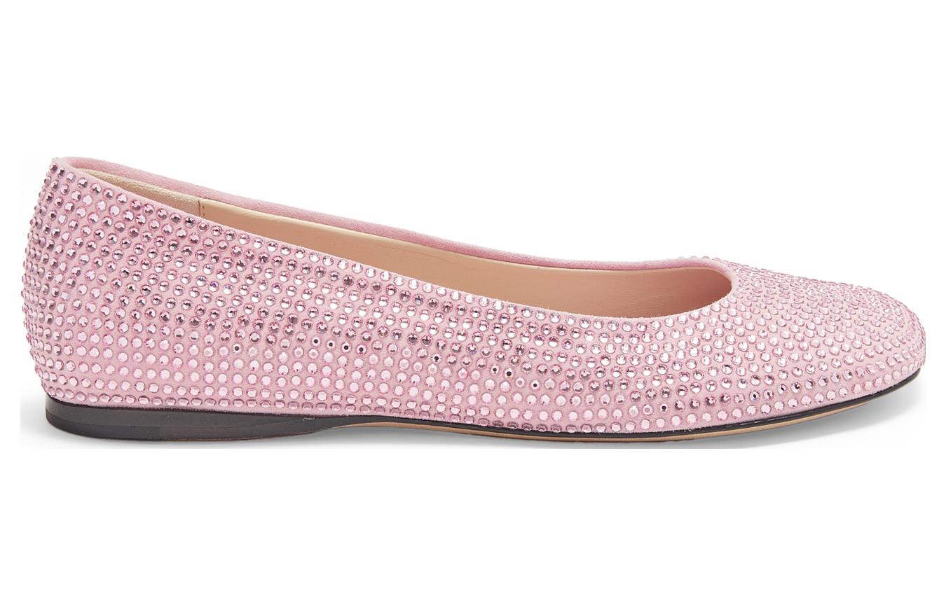 (W) LOEWE Leather Round Toe Slip-On 'Pink' 圖 2