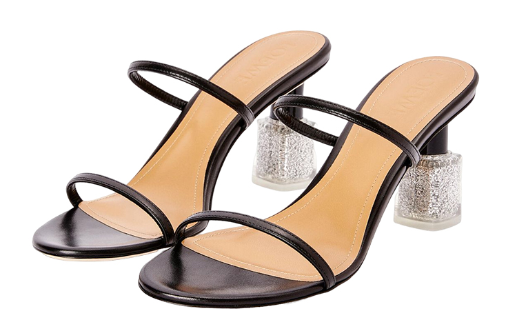 (W) LOEWE Leather Sandal 'Black' 圖 2