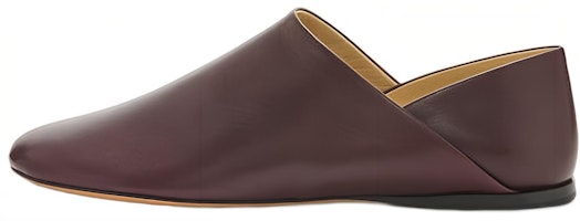 (Women) LOEWE Leather Slip-On 'Burgundy' L814466X22-7110 (Women) LOEWE Leather Slip-On 'Burgundy' L814466X22-7110