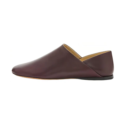 (W) LOEWE Leather Slip-On 'Burgundy'