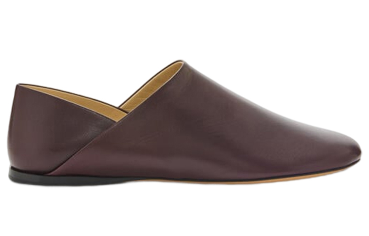 (W) LOEWE Leather Slip-On 'Burgundy' 圖 2